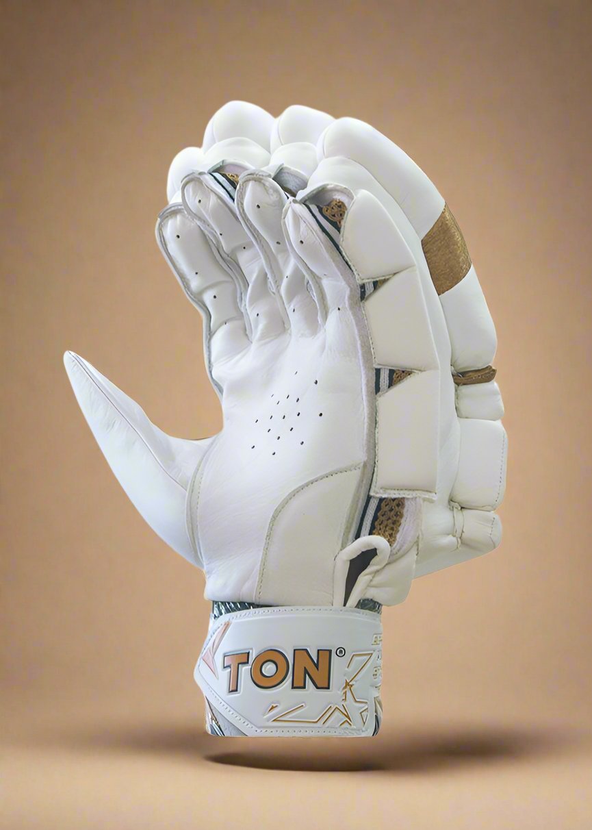 Ton Gold Edition Cricket Batting Gloves