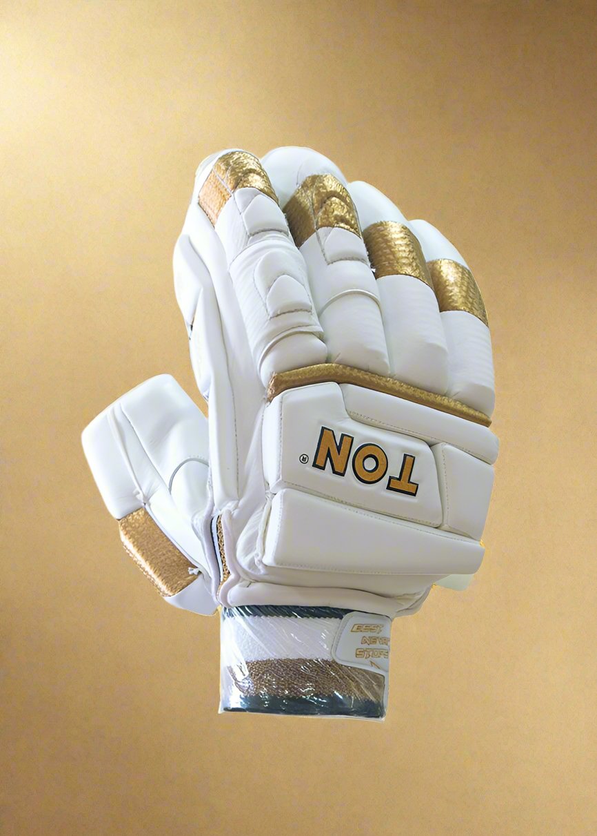 Ton Gold Edition Cricket Batting Gloves